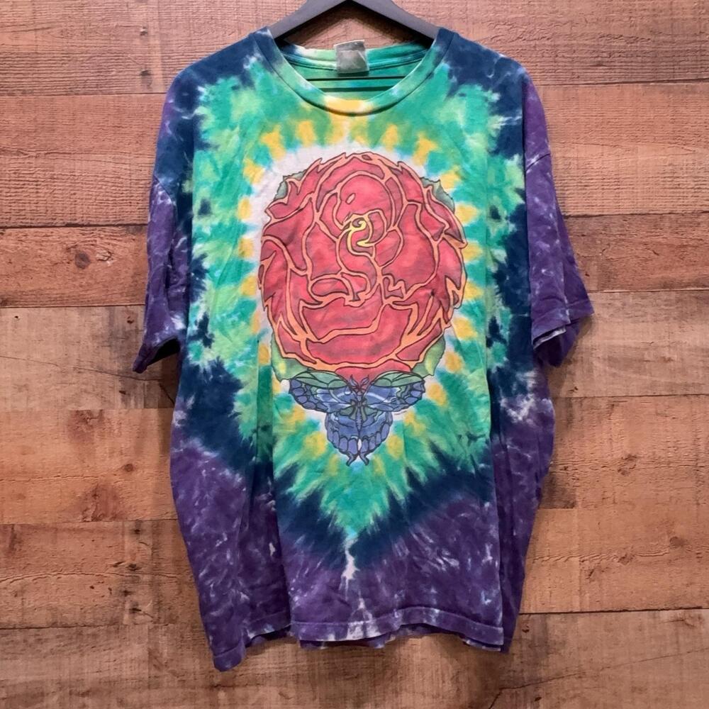 Liquid Blue T-Shirt Mens Size 2XL Multicolor Tie Dye The Other Ones Band VTG